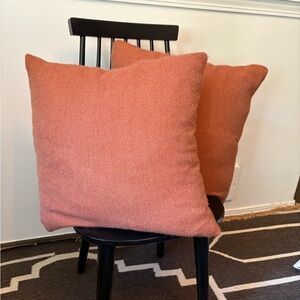 Loro Piana Cashmere Throw Pillow Covers - Set of 2